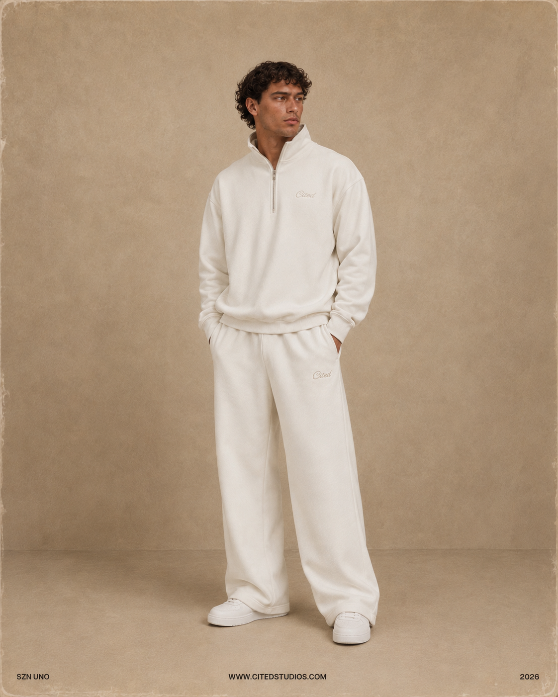 WHITE SWEATPANT