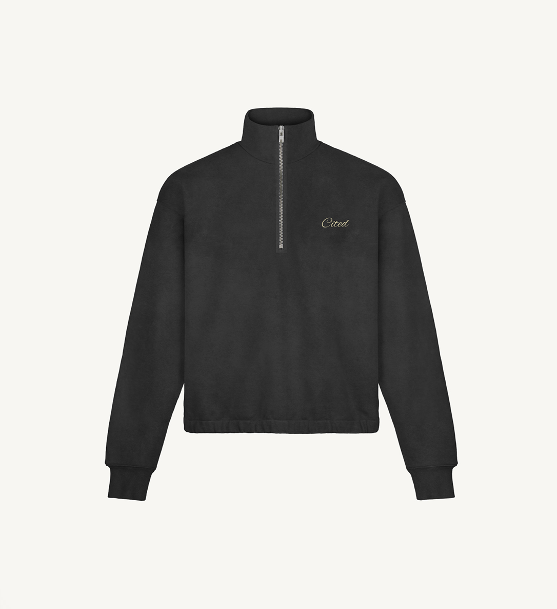 CLASSIC BLACK 1/4 ZIP