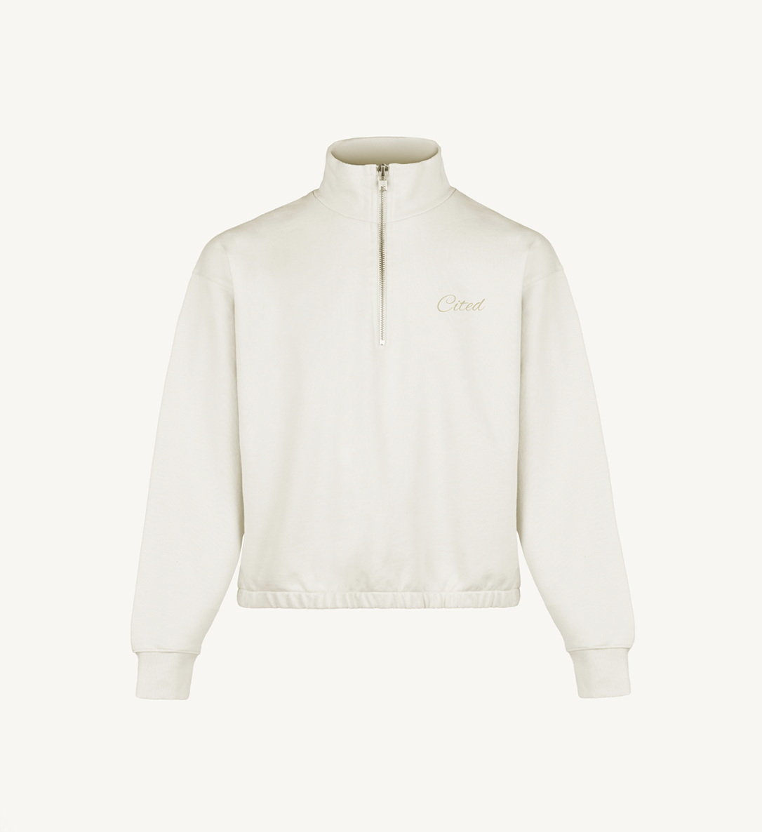 CLASSIC WHITE 1/4 ZIP
